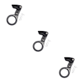 Miniatyrbild 1 av 5: 1/2/3 Universal Kedjeguide i aluminiumlegering för MTB-cykel Axis black 3PCS