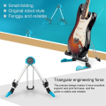 Miniatyrbild 3 av 5: Golvgitarrhållare Fällbart stativ A-ram basinstrumentställ Black
