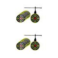 Miniatyrbild 4 av 5: 1/2/3/5 Metal Practice Target 5mm Tree Standing Target Rotary 2Set