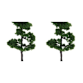 Miniatyrbild 3 av 5: 1/2/3 4,72 tums landskap Landskapsmodell Tree Mountain Pine Trees 2Set