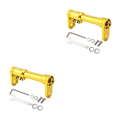 Miniatyrbild 4 av 5: 1/2/3/5 Folding Bike Easy Wheel Extension Rod Bekväm och Gold 2PCS