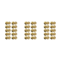 Miniatyrbild 4 av 5: 1/2/3/5 10 sets kappa vindjacka skjortor osynliga tryckknappar golden 3PCS