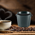 Miniatyrbild 4 av 5: 1/2 Coffee Knock Box Bin För Espresso Grinds Tamper Waste Tamp Dark Green open mouth 1Set