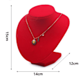 Miniatyrbild 3 av 5: 1/2 hållbart halsband Display Byst Smycken Organizer för salong Low 1Set