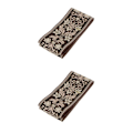 Miniatyrbild 3 av 5: 1/2/3/5 Etnisk spets Jacquard Ribbon Broderade Trim Kläder 6CM 2Set