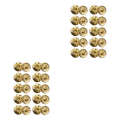 Miniatyrbild 3 av 5: 1/2/3/5 10 sets kappa vindjacka skjortor osynliga tryckknappar golden 2PCS