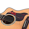 Miniatyrbild 5 av 5: 1/2/3 Universal Folk Gitarr Självhäftande Pickguard Sticker för 1Set