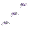 Miniatyrbild 3 av 5: 1/2/3/5 50st Model Weeds for Architecture Train Railway Wargame Purple 3Set