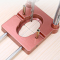 Miniatyrbild 4 av 5: Justerbar Woodworking Punch Locator För Borrguide för Red