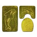 Miniatyrbild 1 av 5: 1/2 3pack/lot Halkfri Chenille Badmatta Lätt att installera PJ210922-A021 1Set