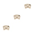 Miniatyrbild 5 av 5: 1/2/3/5 Horse Bridge Violin Fiddle Musikutrustning Långvarig 3PCS