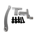 Miniatyrbild 1 av 5: 1/2/3/5 Aluminiumlegering Styrservo Saver komplett för 1/18 Silver 1Set