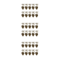 Miniatyrbild 3 av 5: 1/2/3 10 set Leaf OT Toggle Clasps Smycken Clasp Connectors Bronze 3Set