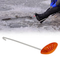 Miniatyrbild 5 av 5: 1/2 Vinterfiske Ice Scooper Slush Skimmer Slitstark PP-sked Silver orange red 1 Pc