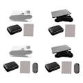 Miniatyrbild 4 av 5: 1/2/3/5 Telefon Spegel Reflektion Clip Bred Applicering Lätt att white 1 Pc