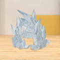 Miniatyrbild 2 av 5: 1/2/3/5 Ice Specialeffekt Action Figur Visa modelleffekt White 11 x 12cm 1Set