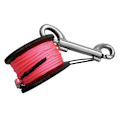 Miniatyrbild 3 av 5: 1/2/3/5 Diving Finger Reel Guide Spool 15m Line Dual Ended För Black 15M Wire 1 Pc