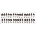 Miniatyrbild 1 av 5: 1/2/3 10 set Leaf OT Toggle Clasps Smycken Clasp Connectors Platinum 3Set