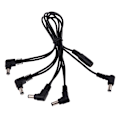 Miniatyrbild 5 av 5: 1/2/5 Elgitarr Effektpedaler Adapter 9V 1A Power 5 Way 5Set
