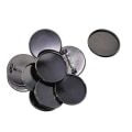 Miniatyrbild 1 av 5: 1/5 10 st 25 mm broschtillverkning av tomma cabochonramsinställningsbrickor Black 1Set
