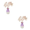 Miniatyrbild 4 av 5: 1/2/3/5 Mini Crystal Tree Wealth Luck Tree Positiv energi för Pink crystal 5cm 2Set