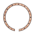 Miniatyrbild 1 av 5: 1/2/5 B-55 Akustisk gitarr Soundhole Rosette Inlay Dekoration 1Set