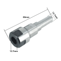 Miniatyrbild 5 av 5: 1/2/3/5 Diameter Shank Router Collet Extension För Chuck Hållare Silver 12.7mm 1Set