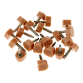 Miniatyrbild 5 av 5: 1/2/3/5 Högklackade spetsar Kranar Skoreparationsbyte Apricot Thick 9mm 9mm Thick Pin 1Set