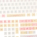 Miniatyrbild 5 av 5: 131 Keys PBT Keycaps Macaron Theme XDA Profile For Cherry För