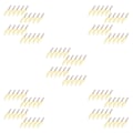 Miniatyrbild 3 av 5: 1/2/3/5 20 stycken Fiskedrag Verklighetstrogna fiskedrag Reflekterande Gold L 5Set