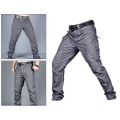 Miniatyrbild 5 av 5: Herr Streetwear Casual Cargo Arbetsbyxor Amy Byxor Multi Gray S