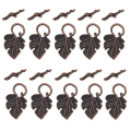 Miniatyrbild 5 av 5: 1/2/3 10 set Leaf OT Toggle Clasps Smycken Clasp Connectors Platinum 1Set