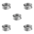 Miniatyrbild 3 av 5: 1/2/3/5 58mm kaffedoseringsringar för espressodoseringstratt Silver 75.3x29mm 5Set