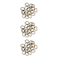 Miniatyrbild 5 av 5: 1/3/5 100 Pieces Alloy DIY D För Dee Ringar för Webbing Bronze 12x8x1.8m 3Set