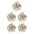 Miniatyrbild 1 av 5: 1/3/5 100 Pieces Alloy DIY D För Dee Ringar för Webbing 100x Bronze 20x10x2.5mm 5Set
