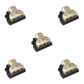 Miniatyrbild 1 av 5: 1/3/5 Amp Power Jordfördelare Anslutningsblock 3x 4 Gauge 5Set
