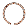 Miniatyrbild 2 av 5: 1/2/5 B-55 Akustisk gitarr Soundhole Rosette Inlay Dekoration 1Set