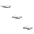Miniatyrbild 3 av 5: 1/2/3/5 förvaringslåda för stapelbar låda i plast - organiserad förvaring white 1 drawer 3PCS