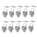 Miniatyrbild 4 av 5: 1/2/3 10 set Leaf OT Toggle Clasps Smycken Clasp Connectors Silver 1Set