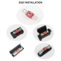 Miniatyrbild 5 av 5: 1/2/3/5 4 stycken plastisolator för högströmssäkring bred red80A 8*4CM,4pcs 1 Pc
