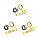 Miniatyrbild 1 av 5: 1/2/3/5 14T Single Speed ​​Svänghjul Adapter Kassett distanser gold 14T 3PCS