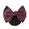 Miniatyrbild 5 av 5: 1/2/3/5 tyg lätt att bära Elastiska hårnät för moderiktiga Two Bows-wine red 2Set