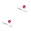 Miniatyrbild 3 av 5: 1/2/3/5 Diving Finger Reel Guide Spool 15m Line Dual Ended För Red 15M Wire 2PCS