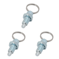 Miniatyrbild 1 av 5: 1/2/3/5 Heavy-Duty indexkolv med användarvänlig ringdragning M8-5 Galvanized Steel 3PCS