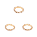 Miniatyrbild 1 av 5: 1/2/3/5 Stretch Crystal Ring Utsökt inläggning för Elegant golden 1 row 3PCS