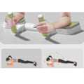Miniatyrbild 4 av 5: Bärbar Core Trainer Board Workout Muscle Flat Support Unisex White with Timing