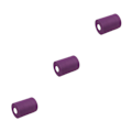 Miniatyrbild 5 av 5: 1/2/3/5 Bröllopsdekoration Tillbehör för bröllop inte lätt att bleka ALC27Dark Purple Red 3Set