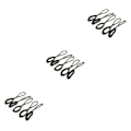 Miniatyrbild 5 av 5: 1/2/3/5 5 stycken Non- För slip Stark För Dragkedja Dragsladd Zip Army Green 66mm 3Set