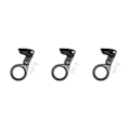 Miniatyrbild 4 av 5: 1/2/3 Universal Kedjeguide i aluminiumlegering för MTB-cykel Axis black 3PCS