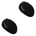 Miniatyrbild 1 av 5: 1/2 Kock Hatt Spis Cap Servitör Baker Head Wrap Restaurang Arbete Black 56-60cm 2Set